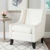Daniel Club Chair Silver Nail Heads - Off-White - Safavieh 1 Daniel Club Chair Silver Nail Heads - Off-White - Safavieh -Living Room Chairs store unnamed file 11102