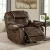 Dennington Glider Recliner Chair Dark Brown - HOMES: Inside + Out