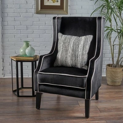 Eddison Traditional Two-Toned Club Chair - Christopher Knight Home Gray 3 Eddison Traditional Two-Toned Club Chair - Christopher Knight Home Gray