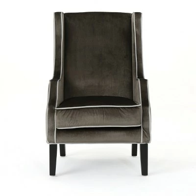 Eddison Traditional Two-Toned Club Chair - Christopher Knight Home Gray 9 Eddison Traditional Two-Toned Club Chair - Christopher Knight Home Gray - Image 7