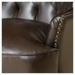 Mya Diamond Tufted Club Chair - Christopher Knight Home Dark Gray
