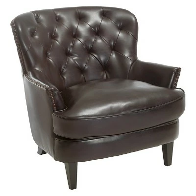 Mya Diamond Tufted Club Chair - Christopher Knight Home Dark Gray 6 Mya Diamond Tufted Club Chair - Christopher Knight Home Dark Gray - Image 4