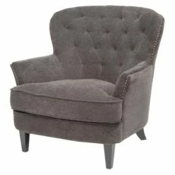 Mya Diamond Tufted Club Chair - Christopher Knight Home Dark Gray 11 Mya Diamond Tufted Club Chair - Christopher Knight Home Dark Gray -Living Room Chairs store unnamed file 11121