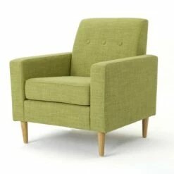 Sawyer Mid Century Modern Club Chair - Christopher Knight Home Muted Green -Living Room Chairs store unnamed file 11126