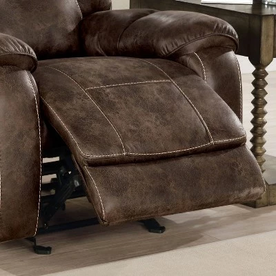 Dennington Glider Recliner Chair Dark Brown - HOMES: Inside + Out 5 Dennington Glider Recliner Chair Dark Brown - HOMES: Inside + Out - Image 3