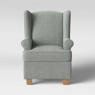 Baby Relax Brennan Wingback Convertible Rocker Gray 13 Baby Relax Brennan Wingback Convertible Rocker Gray - Image 11
