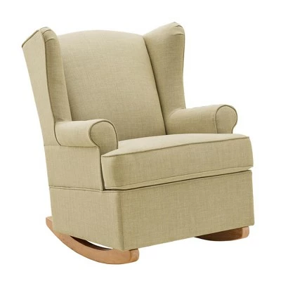 Baby Relax Brennan Wingback Convertible Rocker Gray 14 Baby Relax Brennan Wingback Convertible Rocker Gray - Image 12