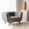 Onyx Mid-Century Tufted Club Chair Dark Gray - Safavieh -Living Room Chairs store unnamed file 11152