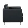 Vinyl Club Chair - Global Furniture Black -Living Room Chairs store unnamed file 11164