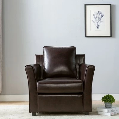 Cabico Upholstered Accent Chair Brown - miBasics 6 Cabico Upholstered Accent Chair Brown - miBasics - Image 4