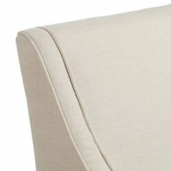 Elm Lane Dixon Ivory Fabric Swoop Arm Chair -Living Room Chairs store unnamed file 1118