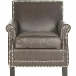 Easton Club Chair with Nail Heads - Safavieh -Living Room Chairs store unnamed file 11187