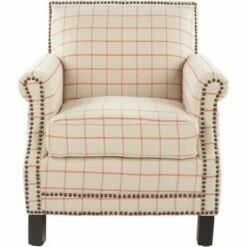Easton Club Chair with Nail Heads - Safavieh -Living Room Chairs store unnamed file 11195