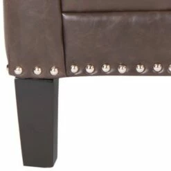 Buckler Club Chair w/ Nail Heads - Safavieh -Living Room Chairs store unnamed file 11209