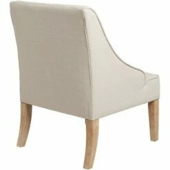 Elm Lane Dixon Ivory Fabric Swoop Arm Chair -Living Room Chairs store unnamed file 1122