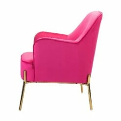 Odo Velvet Accent Arm Chair Padded Seat Set of 2 | Karat Home -Living Room Chairs store unnamed file 1125