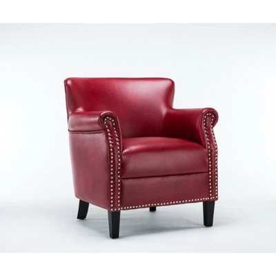 Holly Red Club Chair - Comfort Pointe 3 Holly Red Club Chair - Comfort Pointe