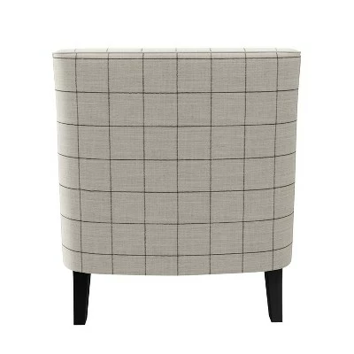 Willard Armchair Woven - Handy Living Checkered Black 6 Willard Armchair Woven - Handy Living Checkered Black - Image 4