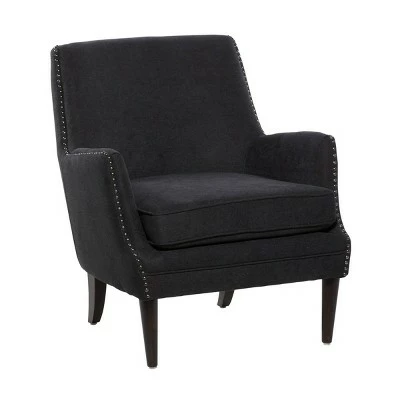 Contemporary Polyester and Wood Accent Chair - Olivia & May Beige 19 Contemporary Polyester and Wood Accent Chair - Olivia & May Beige - Image 17