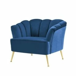 Aisha Club Chair - Chic Home Design Navy -Living Room Chairs store unnamed file 11344