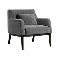 Oliver Modern Accent Chair - Armen Living Blue Velvet -Living Room Chairs store unnamed file 11362