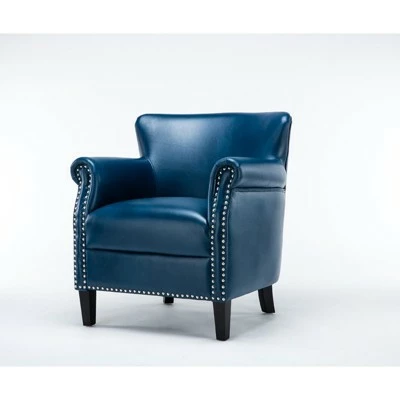 Holly Navy Blue Club Chair - Comfort Pointe 4 Holly Navy Blue Club Chair - Comfort Pointe - Image 2
