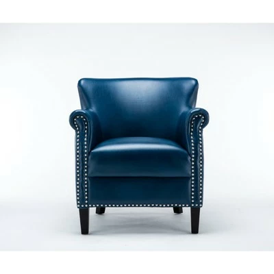 Holly Navy Blue Club Chair - Comfort Pointe 6 Holly Navy Blue Club Chair - Comfort Pointe - Image 4