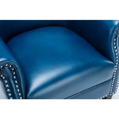 Holly Navy Blue Club Chair - Comfort Pointe 8 Holly Navy Blue Club Chair - Comfort Pointe - Image 6