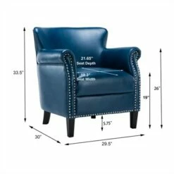 Holly Navy Blue Club Chair - Comfort Pointe 15 Holly Navy Blue Club Chair - Comfort Pointe -Living Room Chairs store unnamed file 11370