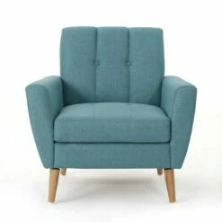 Treston Mid Century Club Chair - Christopher Knight Home Blue -Living Room Chairs store unnamed file 11383