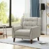 Candace Mid-Century Modern Armchair - Christopher Knight Home Blue