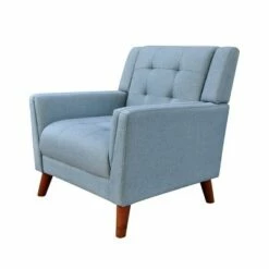 Candace Mid-Century Modern Armchair - Christopher Knight Home Blue -Living Room Chairs store unnamed file 11390