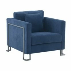 Heritage Fabric Upholstered Accent Chair - Armen Living -Living Room Chairs store unnamed file 11402
