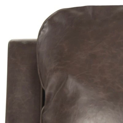 Colton Club Chair - Antique Brown - Safavieh 6 Colton Club Chair - Antique Brown - Safavieh - Image 4
