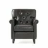 Veronica Tufted Club Chair Brown - Christopher Knight Home
