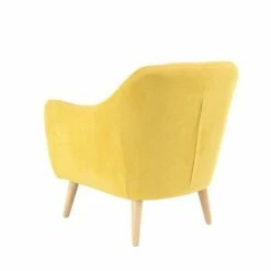 Olivia & May Modern Polyester and Wood Accent Chair Yellow - Olivia & May 7 Olivia & May Modern Polyester and Wood Accent Chair Yellow - Olivia & May -Living Room Chairs store unnamed file 11437