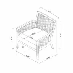 Laconia Caned Accent Chair Beige - Threshold™ -Living Room Chairs store unnamed file 1149