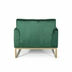 Claremont Modern Velvet Armchair - Christopher Knight Home Navy Blue