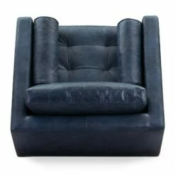 Florence Mid-Century Modern Lounge Chair - Poly & Bark Midnight Blue -Living Room Chairs store unnamed file 11546