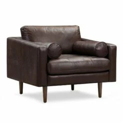 Florence Mid-Century Modern Lounge Chair - Poly & Bark Midnight Blue -Living Room Chairs store unnamed file 11553