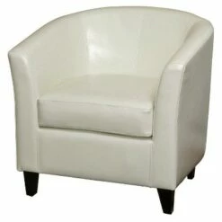 Preston Club Chair - Christopher Knight Home Ox Blood -Living Room Chairs store unnamed file 11566