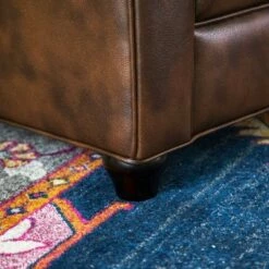 Keswick Tufted Leather Armchair Brown - Abbyson Living -Living Room Chairs store unnamed file 11574