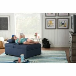 Twin Wales Convertible Sofa Bed - Powell Company Gray -Living Room Chairs store unnamed file 11588