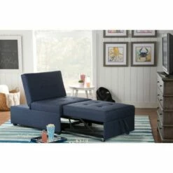 Twin Wales Convertible Sofa Bed - Powell Company Gray -Living Room Chairs store unnamed file 11594