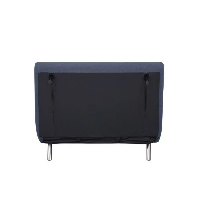 Reese Fabric Twin Pillow Back Futon Chair - Abbyson Living Light Gray 10 Reese Fabric Twin Pillow Back Futon Chair - Abbyson Living Light Gray - Image 9