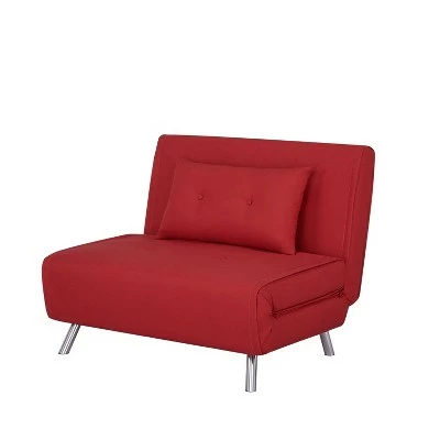 Reese Fabric Twin Pillow Back Futon Chair - Abbyson Living Light Gray 17 Reese Fabric Twin Pillow Back Futon Chair - Abbyson Living Light Gray - Image 16