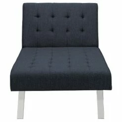 DHP Eve Linen Upholstered Chaise Lounger - Room & Joy Gray -Living Room Chairs store unnamed file 11652