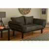Cicero Lounger - Dual Comfort Black Suede -Living Room Chairs store unnamed file 11655