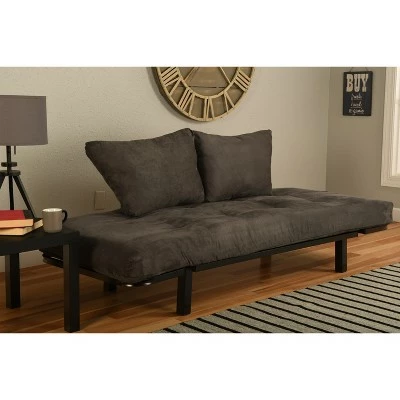 Cicero Lounger - Dual Comfort Black Suede 4 Cicero Lounger - Dual Comfort Black Suede - Image 3