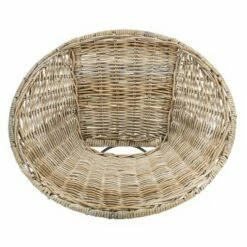 Sierra Rattan Accent Chair Gray Wash/Dark Steel - Safavieh -Living Room Chairs store unnamed file 11668